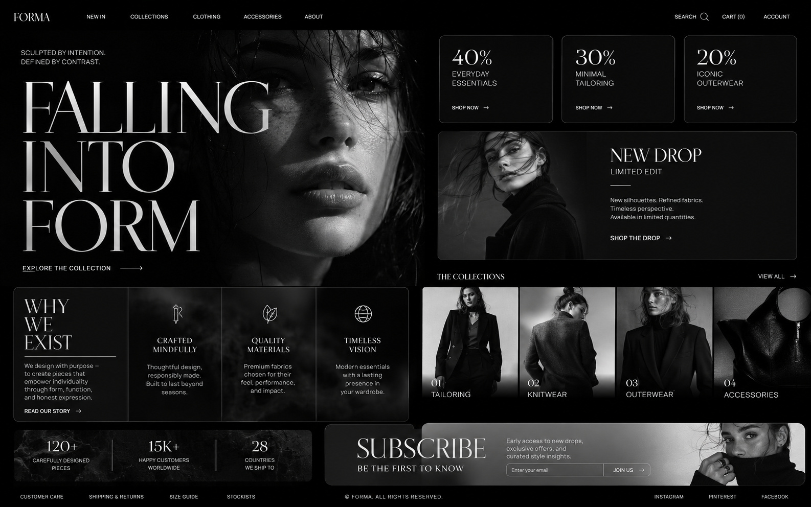 Forma fashion interface concept