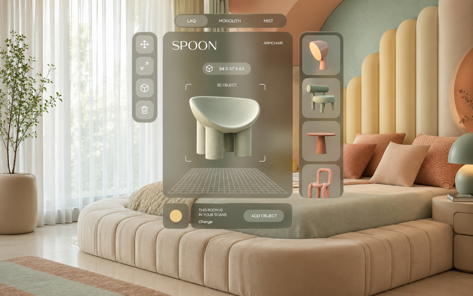 Spatial Commerce 3D retail concept